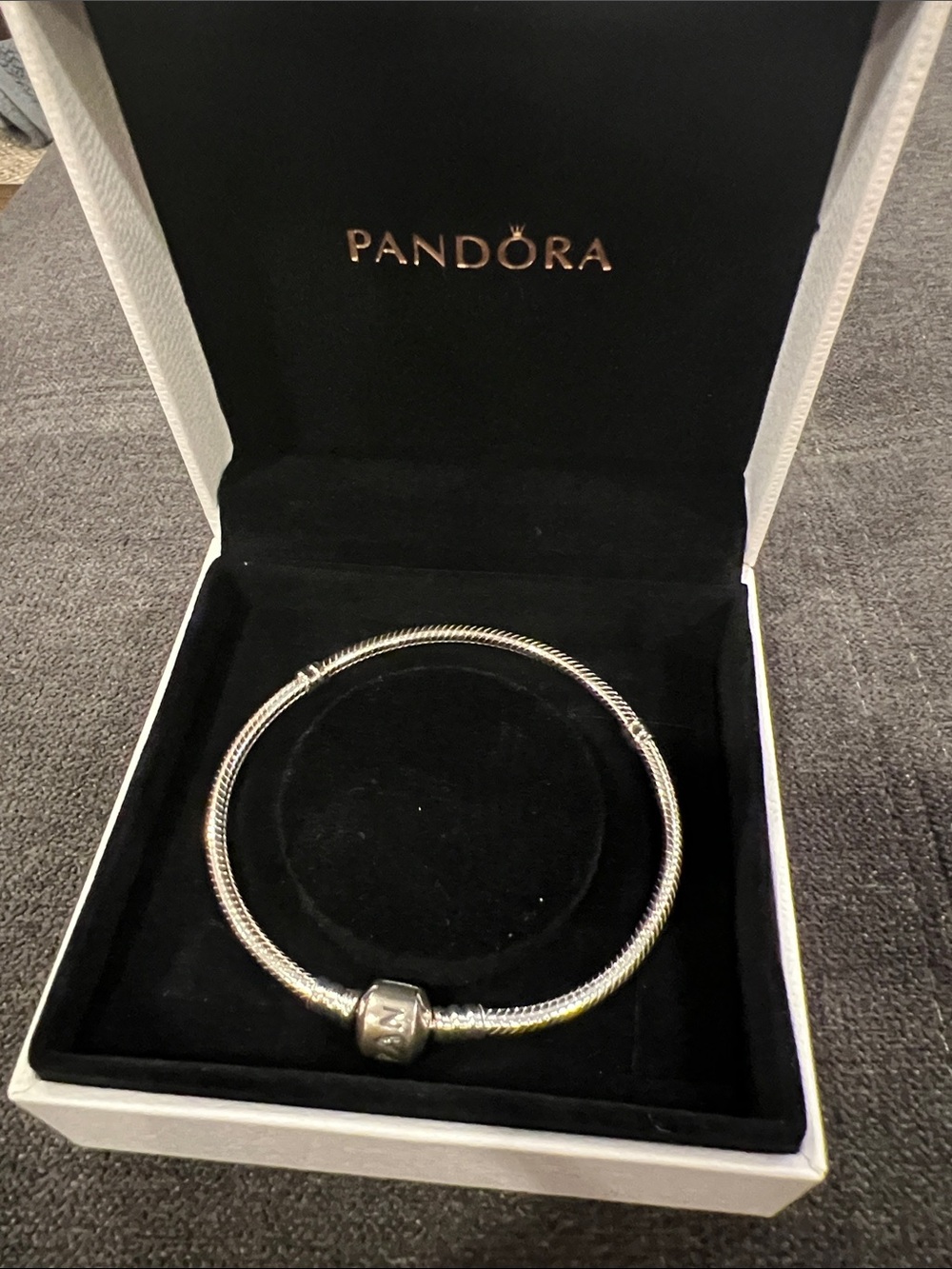 Pandora Moments Sterling Silver Snake Chain Bracelet - Silver